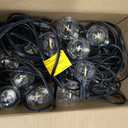 addlon Outdoor String Lights 50FT G40 with Remote, 25 LED Shatterproof Bulbs, Dimmable Patio Globe Lights Waterproof, Hanging Outside Lighting for Backyard, Garden, Deck, Balcony, Porch, Café, Decor