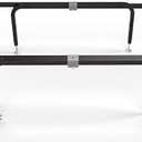 Bed Slats Center Support System | Adjustable Length & Height Tubular Steel with 4 Legs | Fits Full, Queen, King & California King Bed Frames
