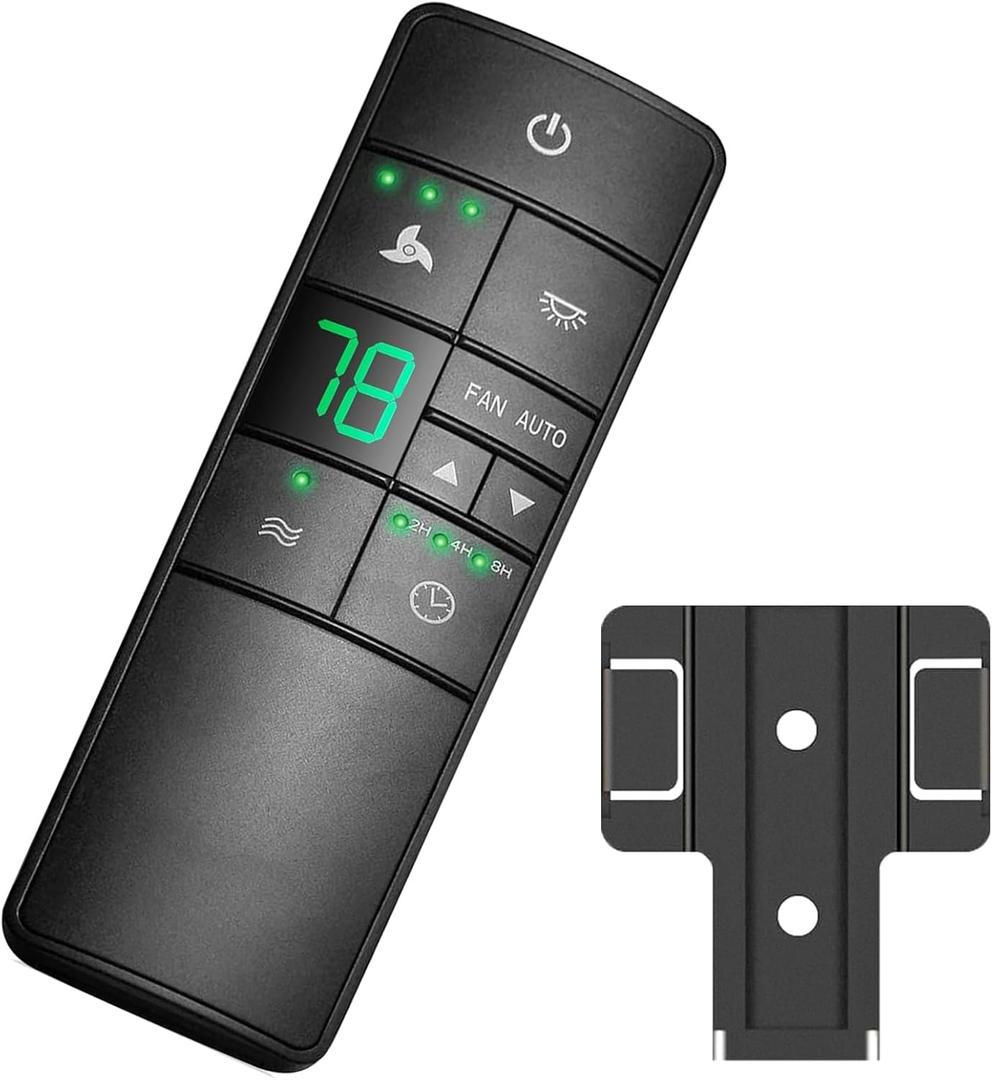 HD3 Ceiling Fan Remote Control Replacement for Hampton Bay Home Decorators Collection 3-Speed Timer Light Dimmer Thermostatic Control, 2AAZPHD3/HD3 KUJCE10320/TR222A, A25-TX031, 68108, 98108