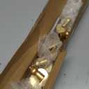 Magnetic Curtain Rods,Multi-Use Adjustable Appliance for Metal Doors,Windows,No Tools Needed16-28 InchGold4 Pack