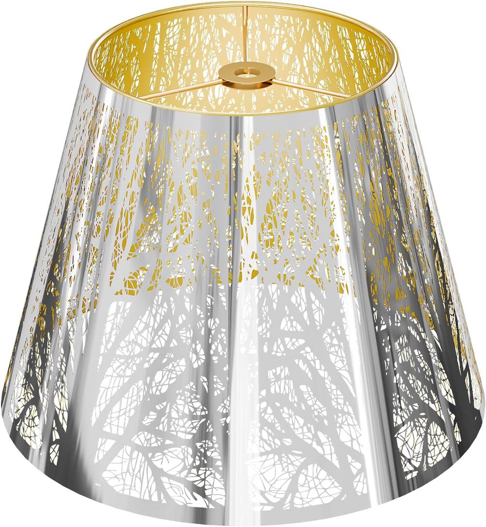 Small with , ALUCSET Lampshades for Table Lamp and Floor Light, 6" x 10" X 7.5" Inch, Spider