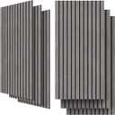 6 Pack Acoustic Panels, 47.2" x 23.6" Sound Proof Panels, Grey | UMIACOUSTICS, 0.4" Thick, Polyester Fiber Core with Wood Veneer, Easy to Cut and Install