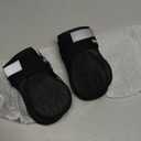 QUMY Dog Shoes for Large Dogs, Medium Dog Boots & Paw Protectors for Winter Snowy Day, Summer Hot Pavement, Water-Resistant in Rainy Weather, Outdoor Walking, Indoor Hardfloors Skid-Resistant Sole (Size 6: 2.6''x3.0''(W*L) (Pack of 4))