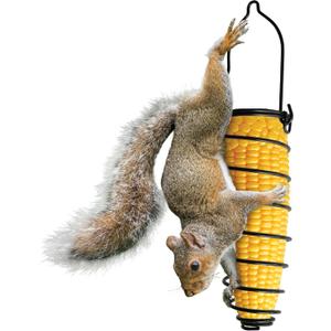 Nature's Way Wild Wings Metal Corn Cob Outdoor Squirrel Feeder
