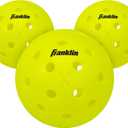 Franklin Sports X-40 Outdoor Pickleballs - Official Ball of USA Pickleball, APP Tour + US Open - Regulation Size (2 Count, Yellow), + 2 TCA Tennis Balls 
