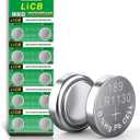 LiCB 10 Pack LR1130 AG10 Battery 1.5V Long-Lasting Alkaline Button Cell Batteries