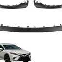 3Pcs Front Bumper Lower Grille Trim For 2018-2020 Toyota Camry SE XSE 18 19 20 Camry Front Lower Bumper Guard Middle & Left & Right Side 5312206040 (Matte Black)