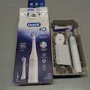 Oral-B Rechargeable Electric Toothbrush, iO2 Starter Kit, 3 Cleaning Modes, Automatic Pressure Sensor to Protect Gums, 2 Brush Heads, Pure White