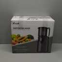 Cold Press Juicer, Juicer Machines with 5.8" Wide Feed Chute for Juice Extractor, Slow Masticating Juicer for Vegetables & Fruits with High Juice Yield, Easy to Clean (Black) (Dark Gray)