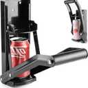 Can Crushers for Recycling - 16 oz Heavy Duty Aluminum Can Crusher Wall Mounted - Soda and Beer Can Smasher for Recycling with Bottle Opener - For 12 and 16 oz Cans - Easy to Install