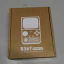 R36T Retro Handheld Game Console, Portable Retro Gaming Console with 3.5 CRT-Inspired Screen, 3500mAh Arcade Classics, Supports Multiple Emulators, WiFi Network Battling, 64GB (White)