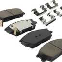 QUALITY-BUILT Front Ceramic Brake Pads, Premium 1001-2285C, Compatible with 2020-2024 Hyundai/Kia (Soul,Venue)