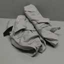 Cuban Guayabera Short Sleeve Shirt, Wedding Beach Bartender Casual (4X-Large, Light Grey)