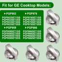 5PCS WB03X25796 Gas Cooktop Knob Fits for ge Profile Stove Knobs, Fit Model PGP953SET1SS PGP986SET1SS PGP959SET1SS PGP976SET2SS - Replaces AP5986232 PS11721433 4362262 WB03T10326