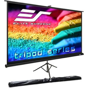 Elite Screens Tripod Series, 72-INCH 16:9, Indoor Outdoor Projector Screen, 8K / 4K Ultra HD 3D Ready, US Based Company, T72UWH, Black