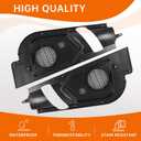 6.5 inch Front Door Speaker Pods Kit Compatible with Can Am Maverick X3 / X3 Max/Turbo/R 2017-2024 2025 All Models Accessories Stereo System Waterproof Speaker Mount Enclosure Panels (2pcs)