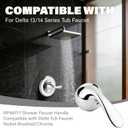 Shower Handle Replacement,Delta Shower Handlet,for Delta 13/14 Series Tub Faucet RP48717, Chrome