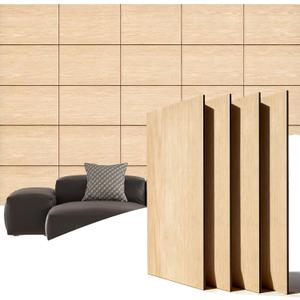 20 Piece Peel and Stick Wall Panels,Sound Proof Foam Panels for Walls Wood Grain Finish Can Replace Slate & Plank for Home Studio &Studio Recording Wall Decor (34.64 X 26.77 X 0.19 in)