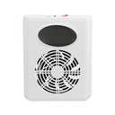 HURRISE Nail Vacuum Cleaner Fan, Dust Collector Machine Reusable Filter, Electric Manicure Tool Nail Dust Collector with Filter 80W Low Noise Nail Vacuum Cleaner Machine (White)