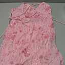 Calbatic Women Sequin Sparkly Rhinestone Mini Dress Sleeveless Backless Deep V Neck Glitter Short Cami Dress Party Clubwear (Pink, S)