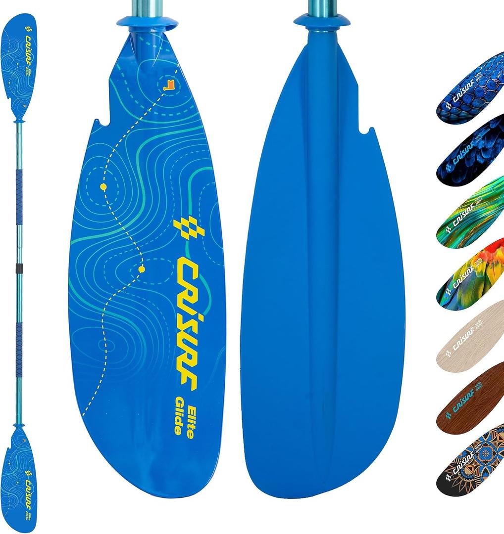 Adjustable Kayak Paddle, Detachable Lightweight Floating Oar with Ergonomic Grip and Drip Guards, Versatile Multi-Section Design for Kayaking and Paddle Boarding