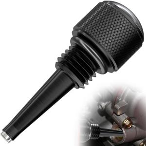 55201 Magnetic Oil Dipstick for Inverter Generators, Compatible with Predator/Wen/Yamaha, Aluminum Generator Magnetic Oil Dipsticks with O Ring, Oil Dipstick Replacement (Black)