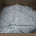 Niagara Sleep Solution Ultra Soft Full Size Mattress Topper - Viscose Made from Bamboo Pillow Top Mattress Pad for Back Pain Relief - Naturally Cooling for Hot Sleepers, Green