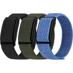 Honeystraper Sport Nylon Loop Compatible with Whoop 4.0 Band, Soft Breathable Nylon Adjustable Replacement Strap for Men Women