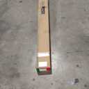 Barnsmith 6FT Sliding Barn Door Hardware Track Kit with Handles, Low Clearance Aluminium Alloy Box Rail Track, Silvery