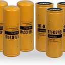 1R-0749 Advanced High Efficiency Fuel Filter Compatible With Caterpillar Engine C-10/12/13/15/16 3408B 3406B 3406E Fuel Filter Elements Kit Replaces LFF5823B LFF2749 308-9679 33674 FF5264(Set of 6)