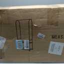 Black Clothing Rack for Hanging Clothes,Sturdy metal clothes rack,Modern Garment Rack with Bottom Storage Shelves and 6 Side Hooks,Freestanding Wardrobe Rack for Bedroom or Closet