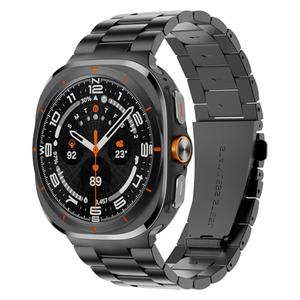 Band Compatible with Samsung Galaxy Watch Ultra 47mm(2025/2024),Metal Stainless Steel Bands Strap Men Women,NOT for Galaxy Watch 8 7 6 5 4 Band 40mm 44mm 45mm/Watch 8 6 4 Classic 42mm 46mm 43mm 47mm
