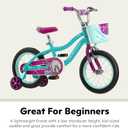 Schwinn Elm Bike, 14 Inch Bike for Kids Ages 3-4, SmartStart Ergonomic Design for Kids, Adjustable Seat Grows with your Child, Rear Coaster Brake and Front Caliper Brake, Training Bicycle, 14-Inch Wheels