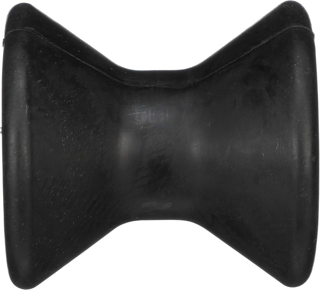 Seachoice Molded Bow Roller, Black, Boat Trailer, Various Sizes (4 In. x 1/2 In.)
