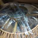 20" Boho Ceiling Fans with Lights and Remote for Bedroom, Living Room