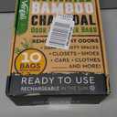 Activated Charcoal Odor Absorber for Strong Odors in Car, Closet, Shoe, Basement. 10 Activated Charcoal Bags Odor Absorbers for Home. Bamboo Charcoals Air Purifying Bag Charcoals Deodorizer Eliminator