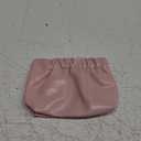 Hair Tie Organizer Pocket Makeup Bag No Zipper Portable Squeeze Top Purse Tiny Pouch for Lipstick Hairbands Perfume ID Card, Rose Pink