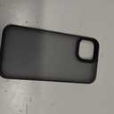 TORRAS Guardian Shockproof for iPhone 13/14 Case, [Military-Grade Drop Tested] Durable Protective Matte Hard PC Back Slim Thin DIY-Buttons for iPhone 13/14 Case, Translucent Black