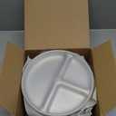 Elk and Friends Stainless Steel Divided Plates with Silicone Sleeve for Babies & Toddlers | Lids Included | Stay Put Suction | Dinner & Snack Plates | 4 Pack (Green/Orange/Blue/Yellow)