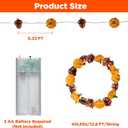 BlcTec Fall Decorations for Home 12.8FT 40 LED Fall String Lights with Acorns & 3D Pumpkins, Battery Operated Harvest Fairy Light with Timer for Indoor Outdoor Halloween Thanksgiving Autumn Fall Decor