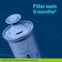 Brita Water Pitcher, Everyday Elite Filter, Removes 99% of Lead, Includes 1 Filter, 10-Cup Capacity, White