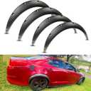 50MM-74MM PP Universal Car Truck Wheel Fender Flares Cover Wide body Kit wheel (4pcs 89CM-Carbon Fiber) (4pcs 89CM-Carbon Fiber)