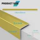 10-Pack Tile Edge Trim,53''x0.4'', 10 PCS *