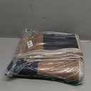 Lahome Checkered Easy Jute Carpet, 3x5 Outdoor Patio Rug Washable Rugs for Entryway Checkerboard Indoor Outdoor Living Room Classroom Carpet, Farmhouse Neutral Non Slip Black Door Mat for Bedroom