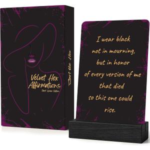 Badass Cards for Women 52 Daily Cards for a Badass, Feminine Card Deck for Self Love, Healing & Confidence | Gifts for Women, Post-Breakup, Divorce Gift