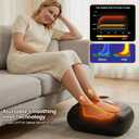Shiatsu Foot Massager Machine with Heat, Upgraded Deep Kneading Feet Massager for Deliver Pain Relief, Plantar Fasciitis, Neuropathy, Gifts for Women/Mom & Dad, Fathers & Mothers Day, Fits up to 13