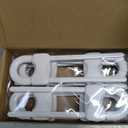 Jetec 10 Pieces Cabinet Locks for Babies, U-Shaped Proofing Drawers Safety Child Locks Adjustable, Easy to Use Childproof Latch for Knob Handle on Kitchen Door Storage Cupboard Closet (White)