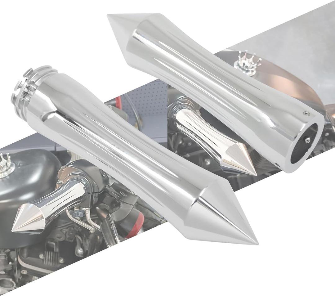 Motorcycle 1" 25mm Handlebar Grips Hand Grips Fit for Harley Touring Street Glide Road King Road Glide Electra Glide Softail Dyna Sportster XL 883 Chrome