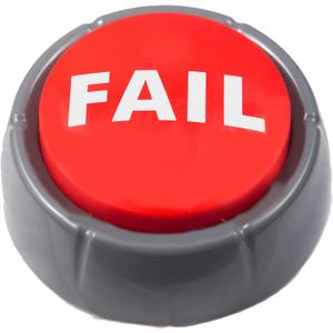 Epic Fail Button | Sad Trombone Sound Effect Button (Batteries Included) Back to School Christmas Holiday Stocking Stuffer Gift Office Desk Sales Marketing Gag Gift Nut Hype Funny Office Toy