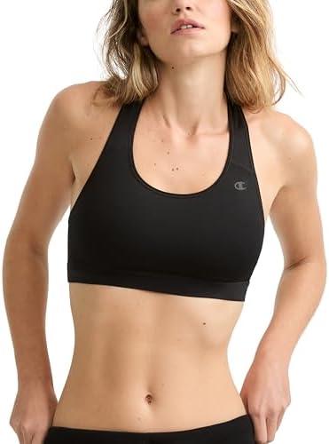 Champion Womens Sports Bra, Compression, Moisture Wicking, High-Impact Sports Bra for Women M